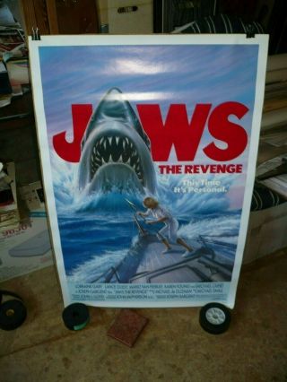 Jaws Iv - The Revenge,  Orig Rolled 1 - Sht / Movie Poster [] - 1987