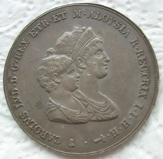 1807 Italy Tuscany Silver 10 Lire