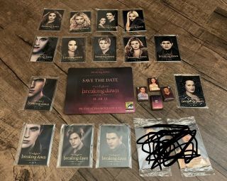 Sdcc The Twilight Saga Breaking Dawn Part 2 Total Of 14 Packs,  Extra Items