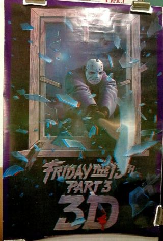 Friday The 13th Part 3 3d Poster With Glasses