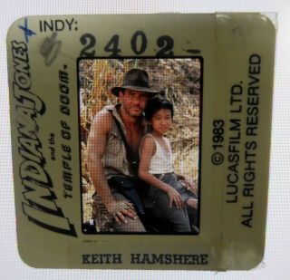 Indiana Jones & The Temple Of Doom Harrison Ford Ke Huy Quan Orig 35mm Slide 9