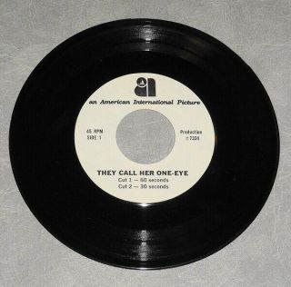 They Call Her One - Eye Orig 1973 Violent Thriller Radio Commercial Spot Set Exc
