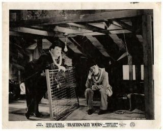 Sons Of The Desert Front Of House Lobby Card Stan Laurel Oliver Hardy