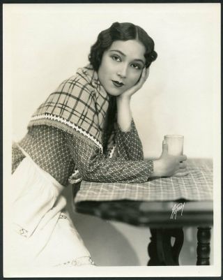 Dolores Del Rio 1926 Autrey Stamp Fox Films Portrait Dblwt Photo