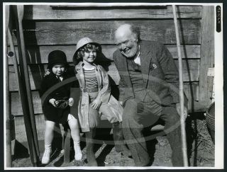 1936 20th Fox Keybook Photo - Shirley Temple With Guy Kibbee & Daughter