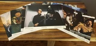 Complete Set 8 - 1983 Star Wars Return Of The Jedi Lobby Cards - 11x14