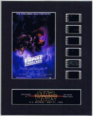 The Empire Strikes Back (1980) 35mm Movie Film Cell 8x10 Matted Display - W/coa