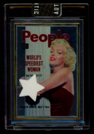 Marilyn Monroe Personally Owned Bed Sheet Swatch Card & Uncirculated