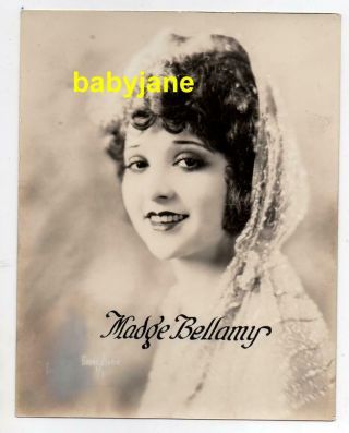 Madge Bellamy 7x9 Photo By Evans 1920 
