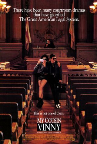 My Cousin Vinny (1992) Movie Poster,  Ss,  Nm,  Rolled