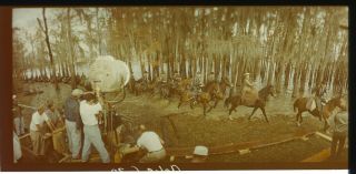 The Horse Soldiers Filming Panoramic 4x2 Transparency Constance Towers