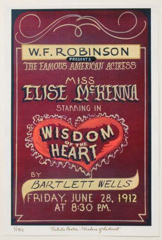 Wisdom Of The Heart Tribute Poster Somewhere In Time Ltd Ed Of 1912 Jane Seymour