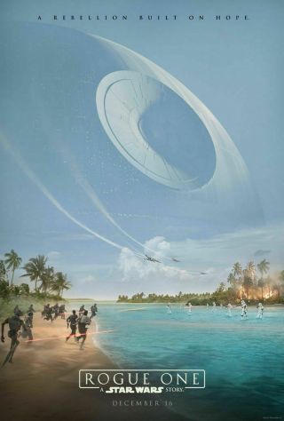 Rogue One A Star Wars Story Movie Poster 2 Sided Advance 27x40