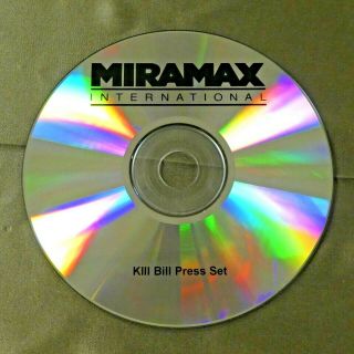 Kill Bill Movie Digital Press Kit Uma Thurman Lucy Liu Vivica A.  Fox Cd