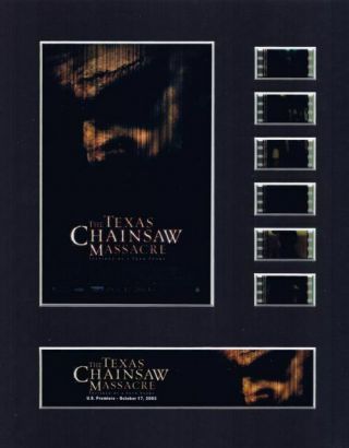Texas Chainsaw Massacre (2003) 35mm Movie Film Cell 8x10 Matted Display - W/coa
