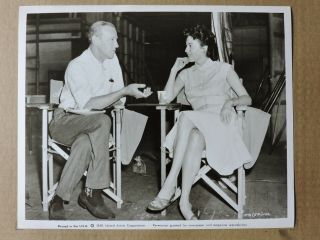 Ava Gardner With Fred Astaire Leggy Candid Photo 1959 On The Beach