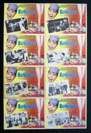 The Bell Boy Jerry Lewis Lobby Card Set 1960
