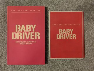 Baby Driver Screenplay Dvd For Your Consideration Screener Fyc Shooting Script