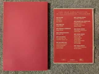 Baby Driver Screenplay DVD For Your Consideration Screener FYC Shooting Script 2
