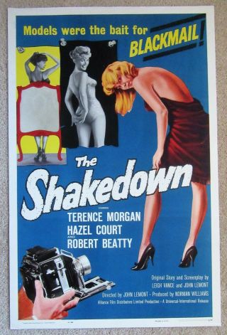 Shakedown 1960 1sht Movie Poster Linen Ex