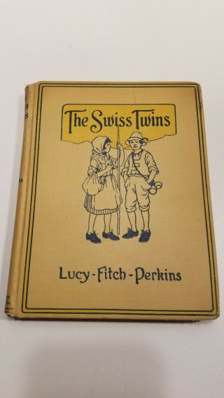 The Swiss Twins Book - 20th Century Fox Studio Stamp,  Signed By Frances Klamt