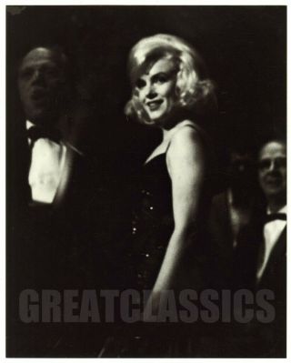 Marilyn Monroe 1961 Actor Studio Benefit Candid Vintage Photograph Peter Basch