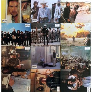 Extreme Prejudice Lobby Cards X12 - 9x12 In.  - 1986 - Walter Hill,  Nick