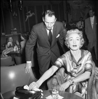 Frank Sinatra Marlene Dietrich Candid 1950s 2.  25 X 2.  25 Camera Negative