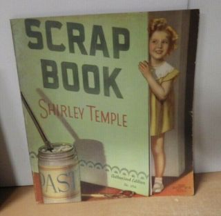 Shirley Temple Scrap Book 1714 1935 Saalfield With Tons Of Movie Star Clippings