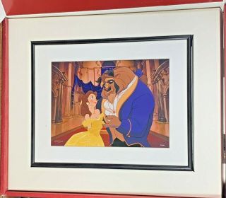 DISNEY BEAUTY & THE BEAST Promotional Box Litho 2002 DVD Release LE 3