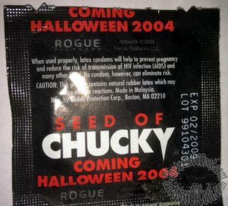 Childs Play - Seed Of Chucky Condom - Movie Promotional Item -