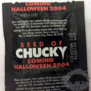 CHILDS PLAY - SEED OF CHUCKY CONDOM - Movie Promotional Item - 2