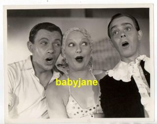 Thelma Todd George Murphy Harry Barris 8x10 Photo 1935 After The Dance