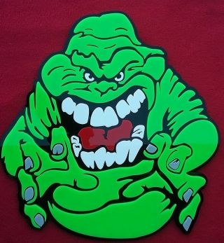 Slimer 3d And Ghostbusters 3 - D Art Sign Emblems Murray Monster Movie Dvd