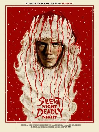 Silent Night Deadly Night Poster Print 18x24 By Paige Reynolds Not Mondo Rare