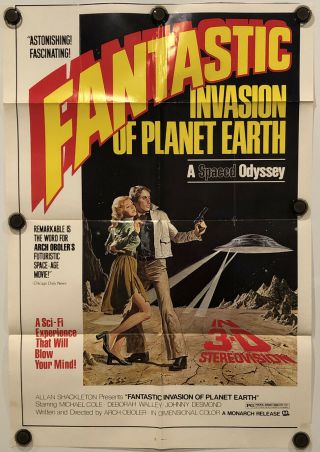 Fantastic Invasion Of Planet Earth One Sheet Ss/folded Movie Poster