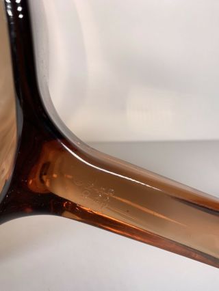 Vintage Corning Ware VISIONS Amber Saucepan V - 2.  5 - B Lid N2 1/2 C Pyrex France 3