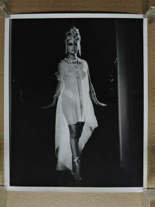 Jeanne Moreau In A Transparent Dress Orig Busty Portrait Photo 1964 Mata Hari