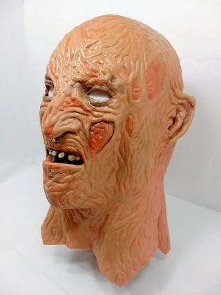 Vintage 1984 Freddy Krueger Adult Size Mask - 1980s Cosplay Halloween Horror