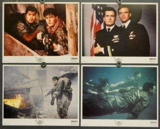 Navy Seals 1990 8x10 Lobby Card Set Charlie Sheen Michael Biehn