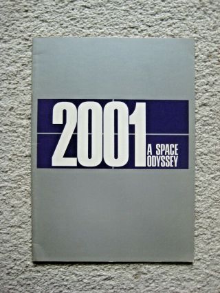 2001 A Space Odyssey - 1968 Movie Program - And Very Scarce