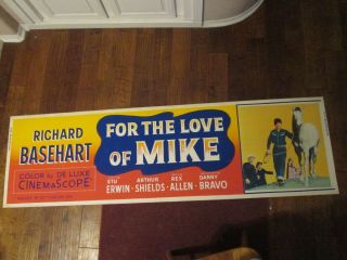 For The Love Of Mike - 1960 Movie Banner Poster - Basehart