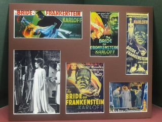 Vintage Movie Poster Display - Bride Of Frankenstein 3