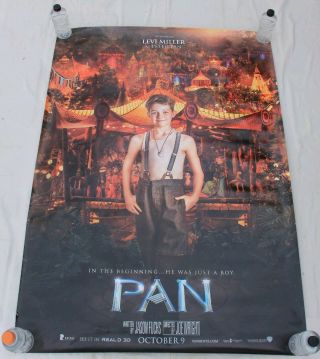 Pan Levi Miller Peter Pan Bus Shelter Movie Posters 4 