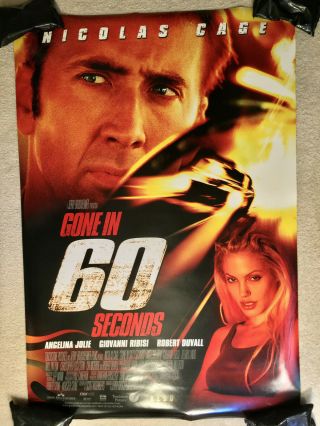 Gone In 60 Seconds Double Sided Movie Theater 1 - Sheet 27x40 Approx.