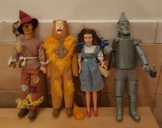 4 Wizard Of Oz Dolls Figures 1988 50th Anniversary Multi Toys Corp.  12 - 13 " Retro