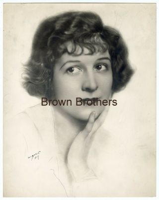 1926 Hollywood Carol Dempster " The Sorrows Of Satan " Dbw 10x13 Photo By Boris