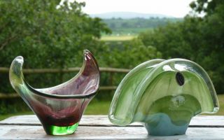 Murano Glass Vases Italian Art Glass