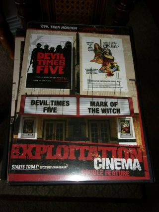 Devil Times Five/mark Of The Witch - Double Feature Dvd - Opened/never Watched