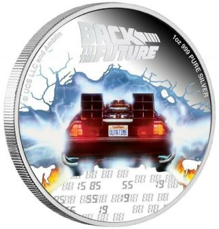 2020 Niue Back to the Future 35th Anniversary 1 oz Silver Proof Coin - 2020 Made 2